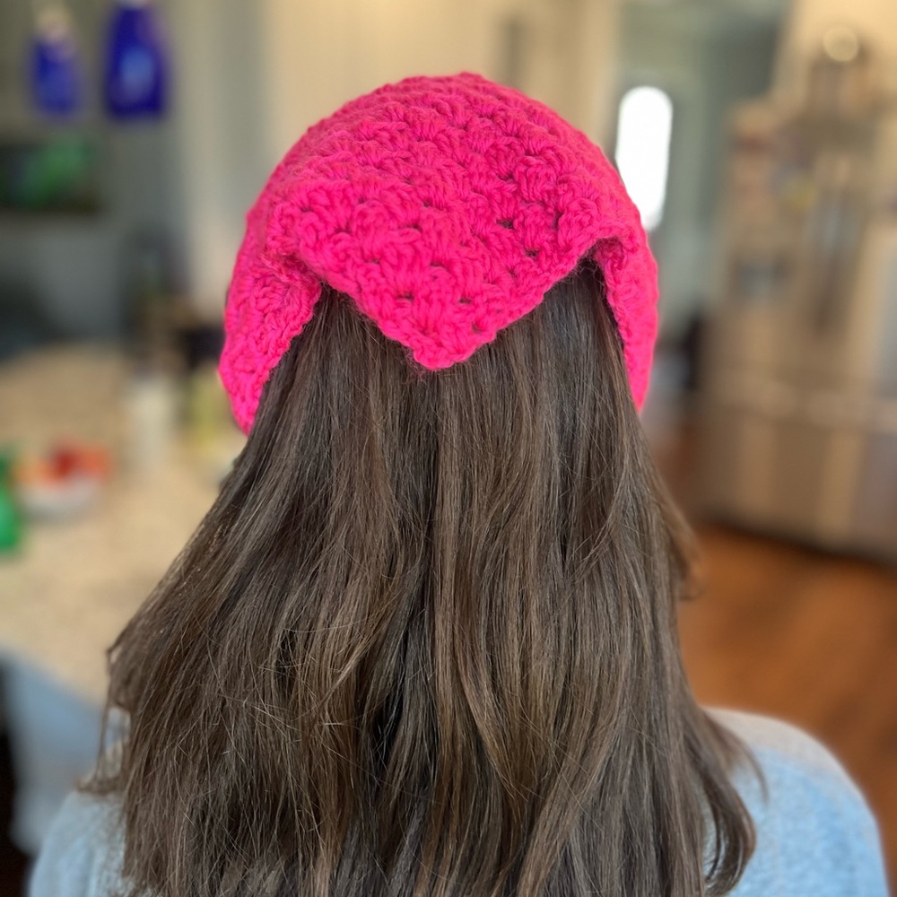 Boho Crocheted Bandana